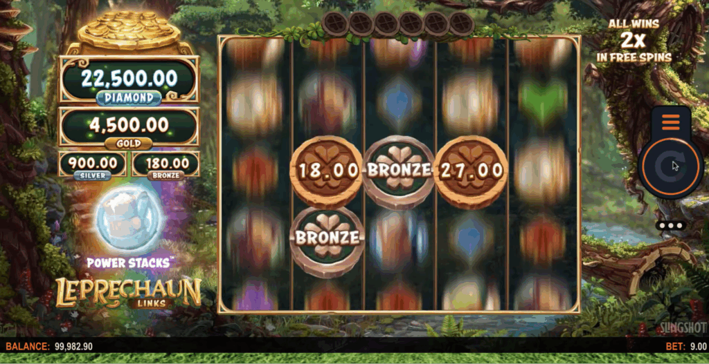 Leprechaun Links Power Stacks