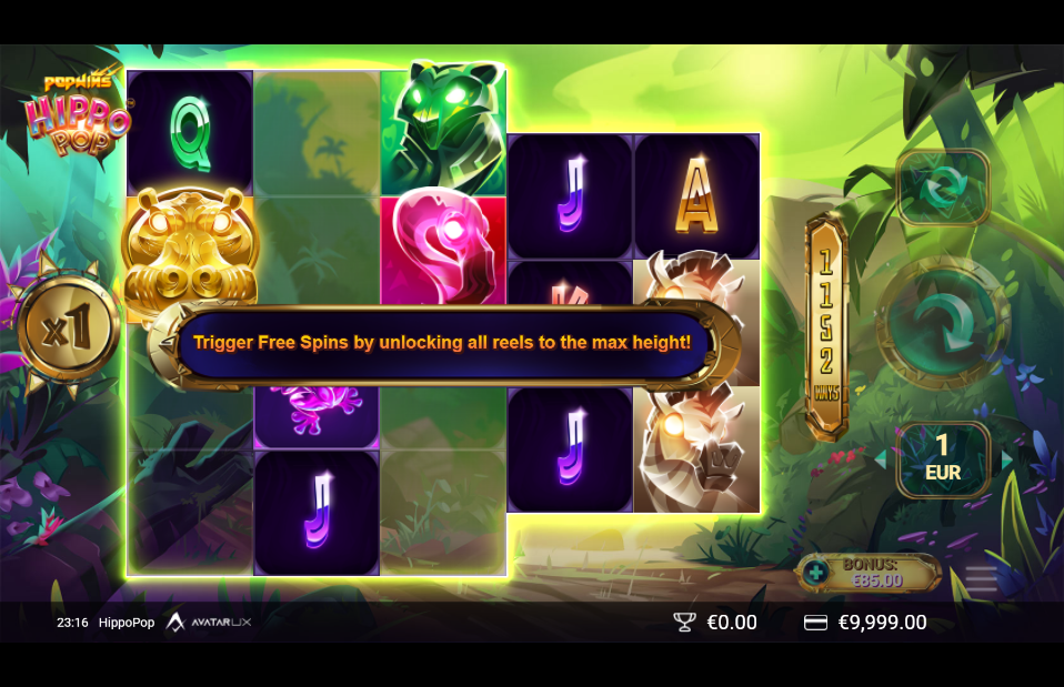 Hippopop Free Spins