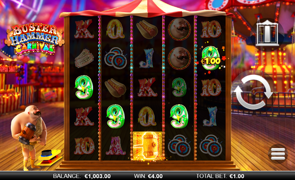 Buster Hammer Carnival Big Win