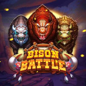 Bison Battle Slot Logo 1