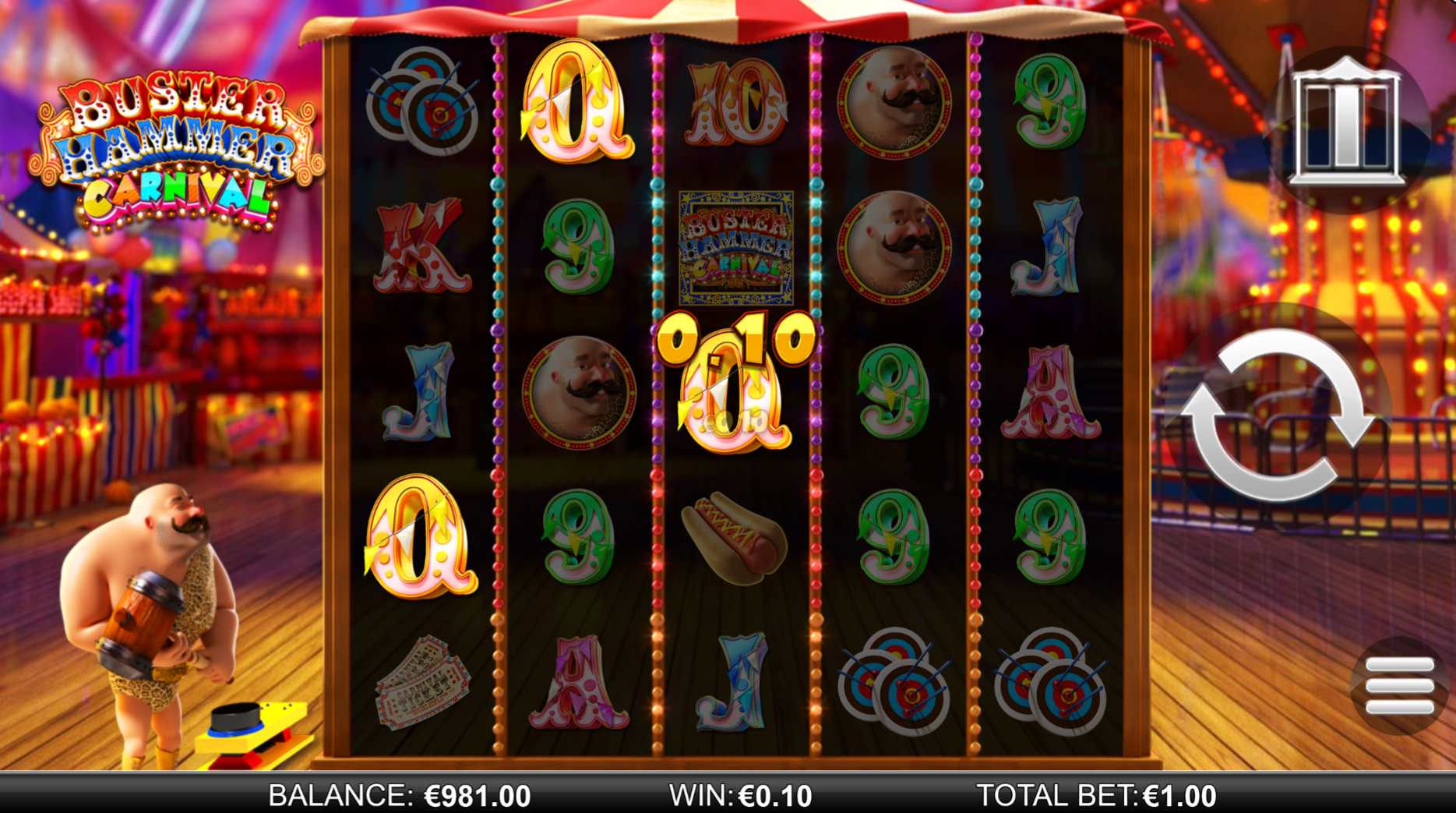 Buster Hammer Carnival Base Game