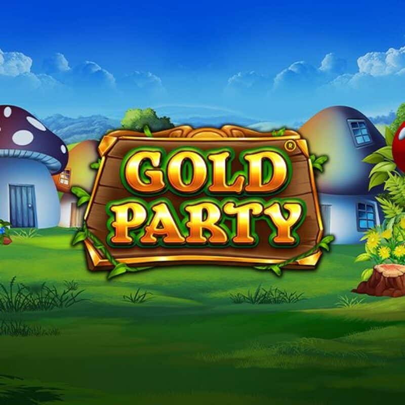 Gold Party Slot Logo