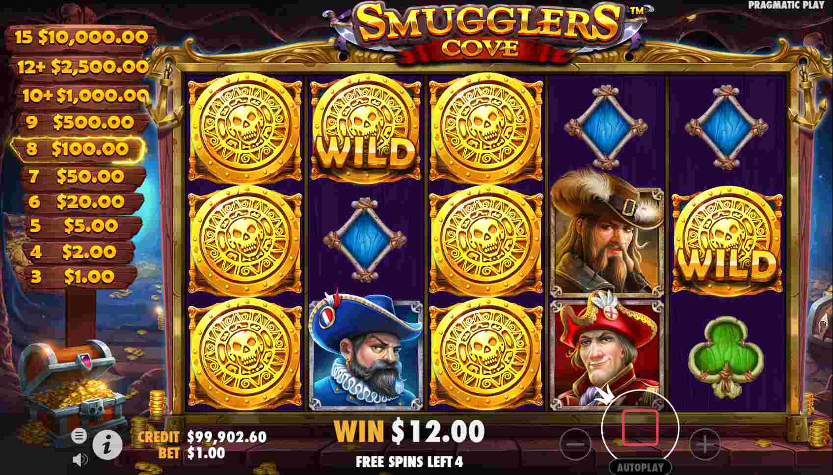 Smugglers Cove Free Spins
