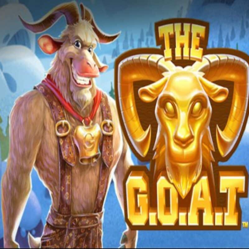 The GOAT Slot Logo