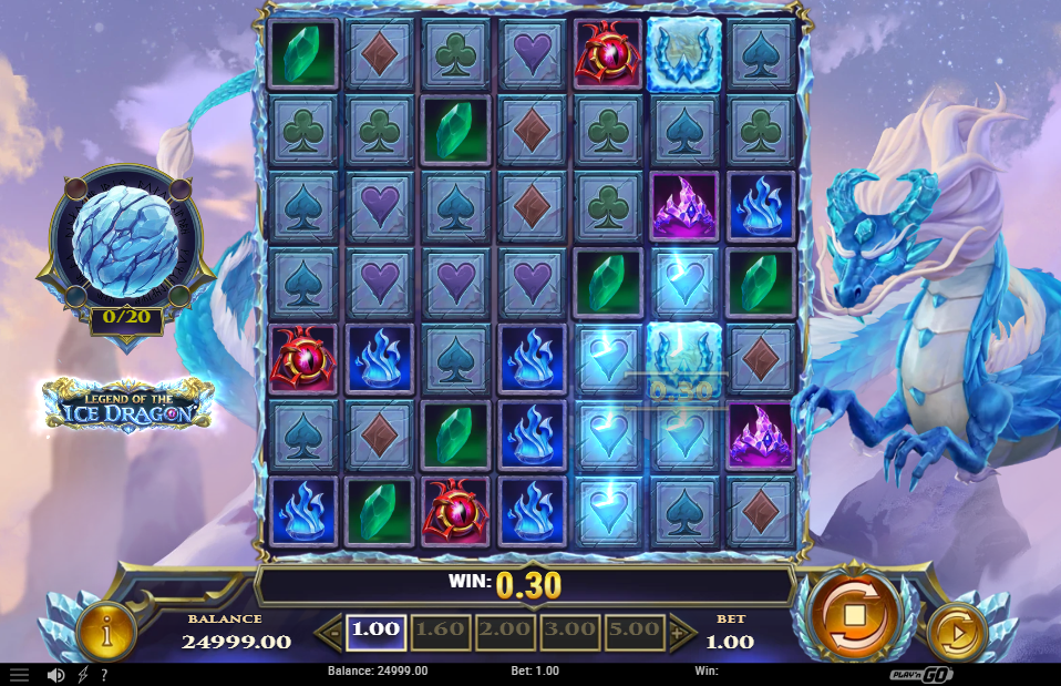 Legend of the Ice Dragon Big Win