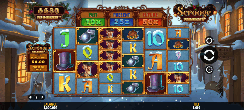 Scrooge Megaways Base Game