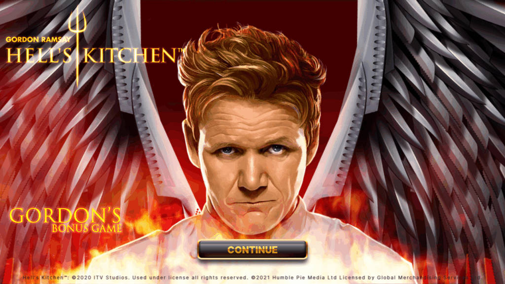 Gordon Ramsay Hell's Kitchen Welcome Page