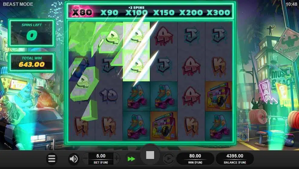 Beast Mode Ladder Free Spins