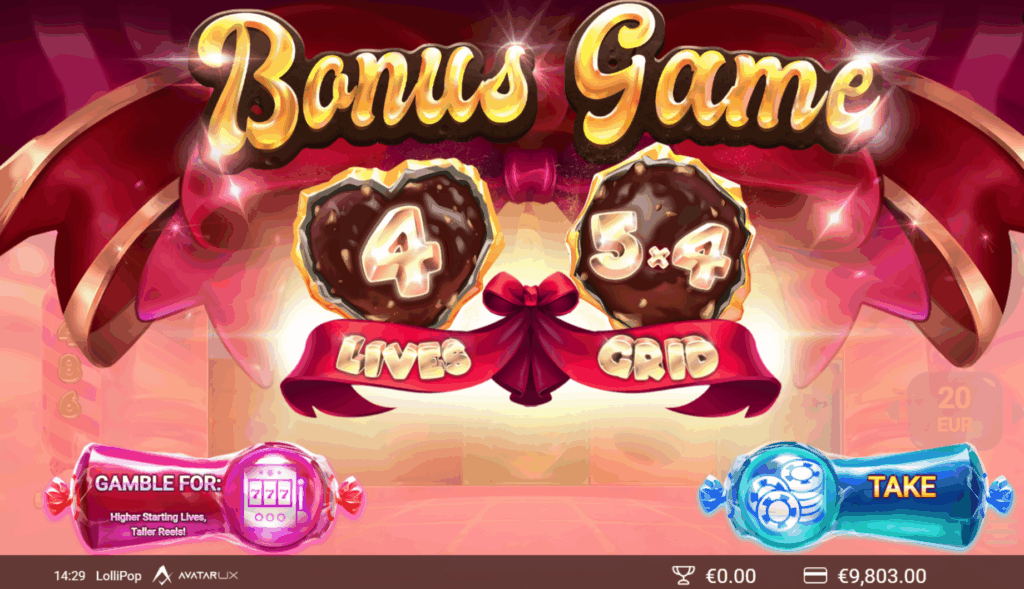 LolliPop Bonus Game