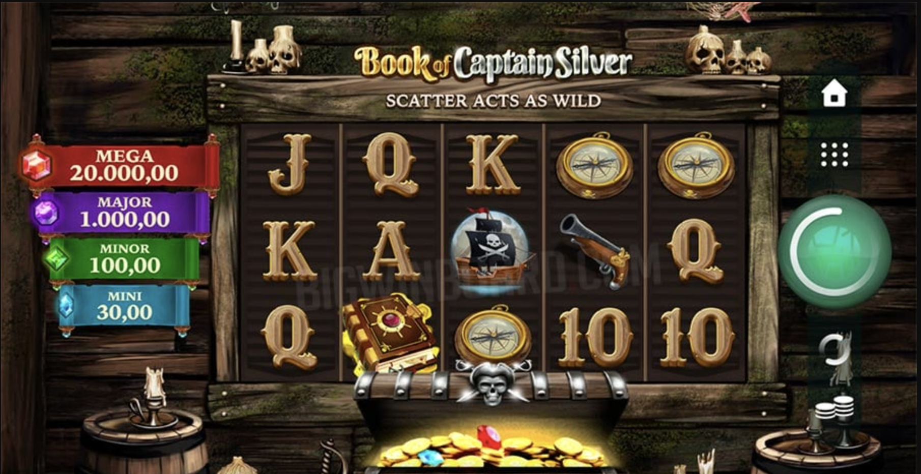 Book Of Captain Silver Base Game