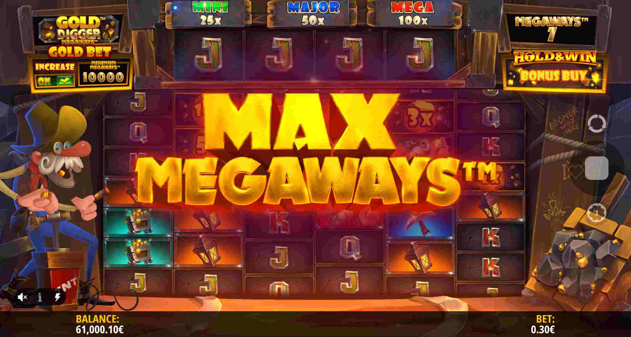 Gold Digger Megaways - Max Megaways Modifier