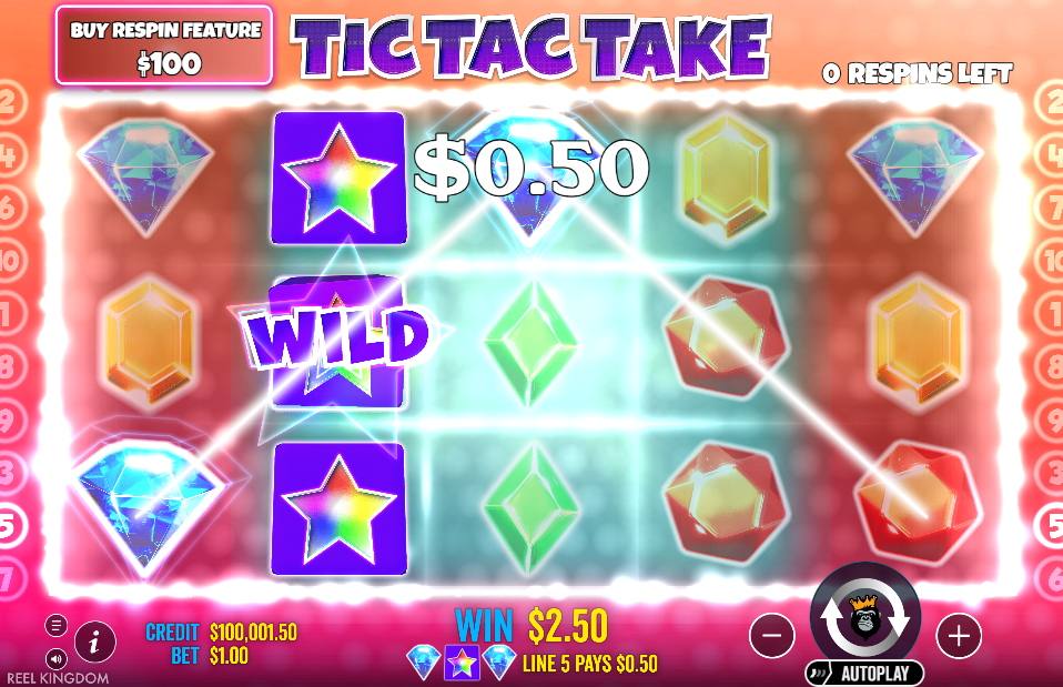 Tick Tack Take Big Win