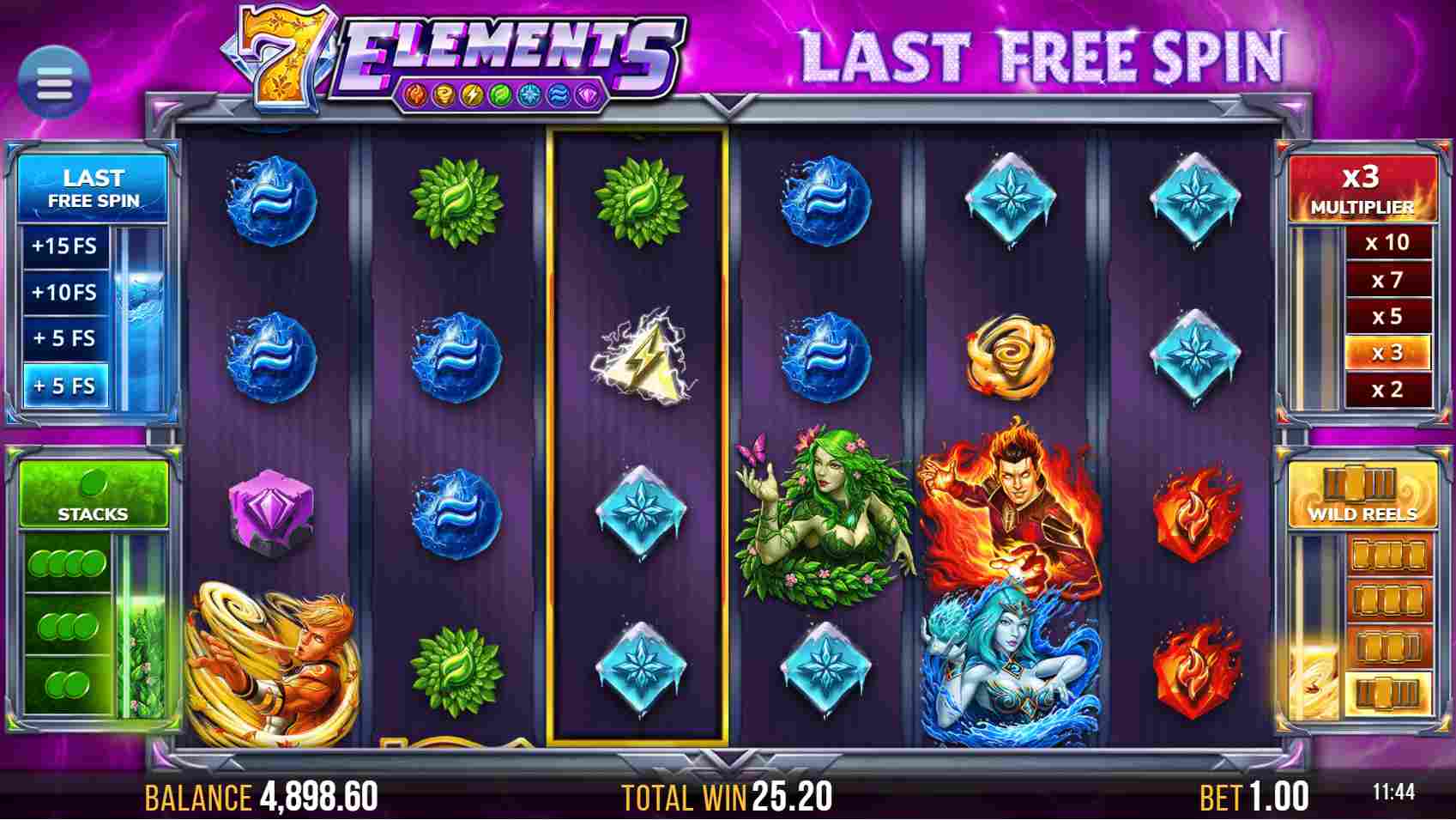 7 Elements Free Spins