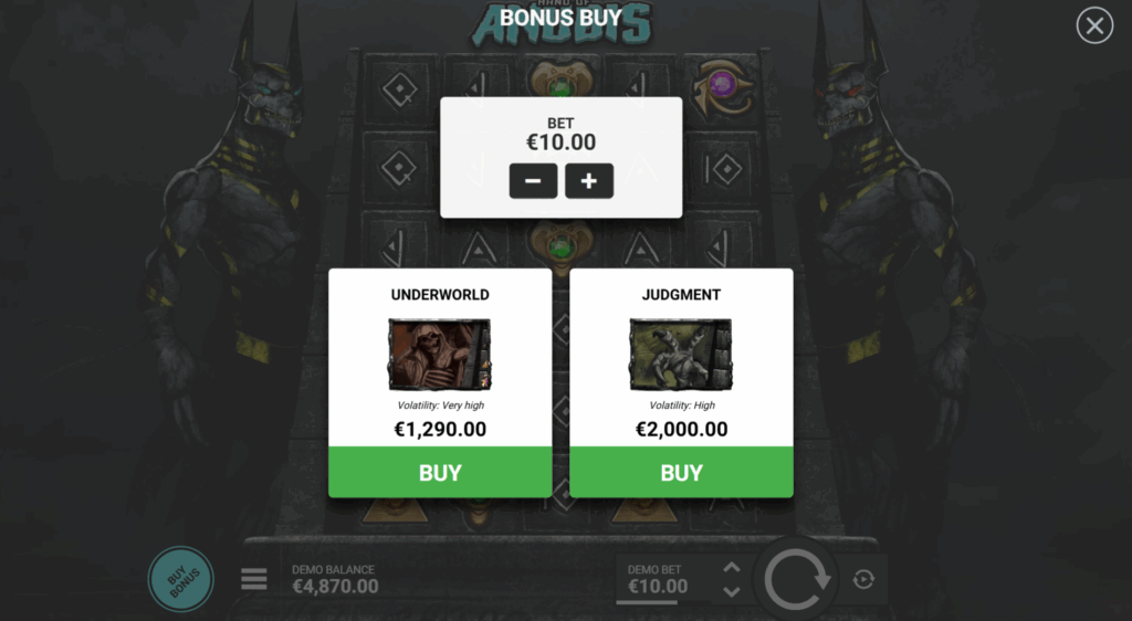 Hand of Anubis Bonus Buy