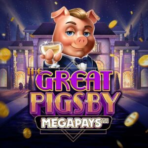 The Great Pigsby Megapays Slot Logo