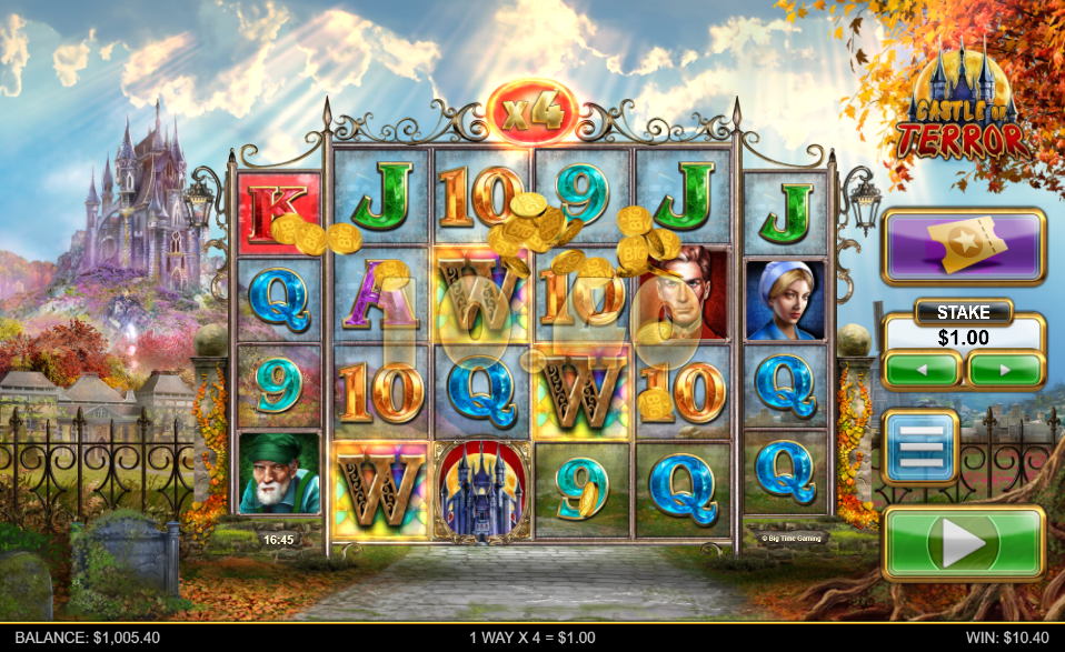 Castle of Terror Slot Big Win