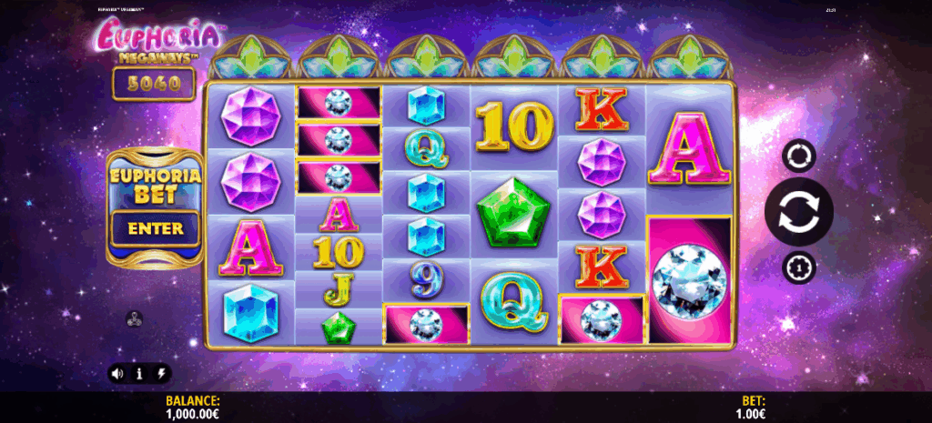 Euphoria Megaways Base Game