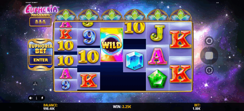 Euphoria Megaways Wild Symbols