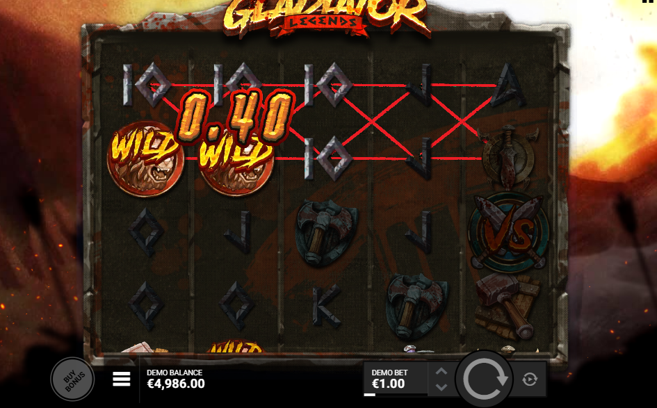 Gladiator Legends Big Win