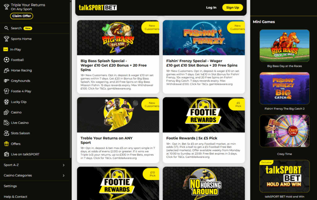 Talksport Bet Welcome Offers