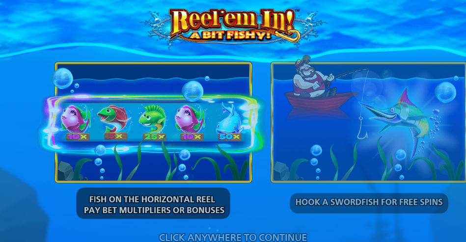 Reel 'Em In! A Bit Fishy Welcome Page