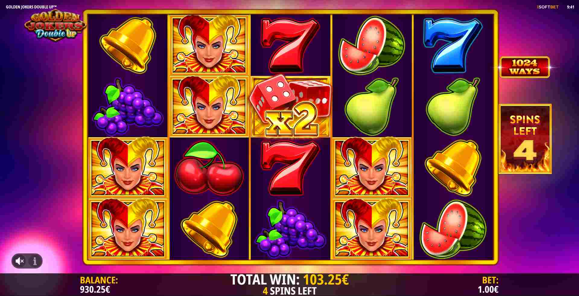 Golden Jokers Double Up Free Spins