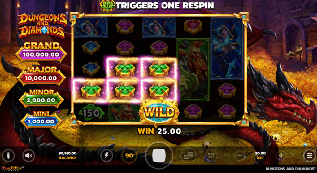 Dungeon and Diamonds Wild Symbol