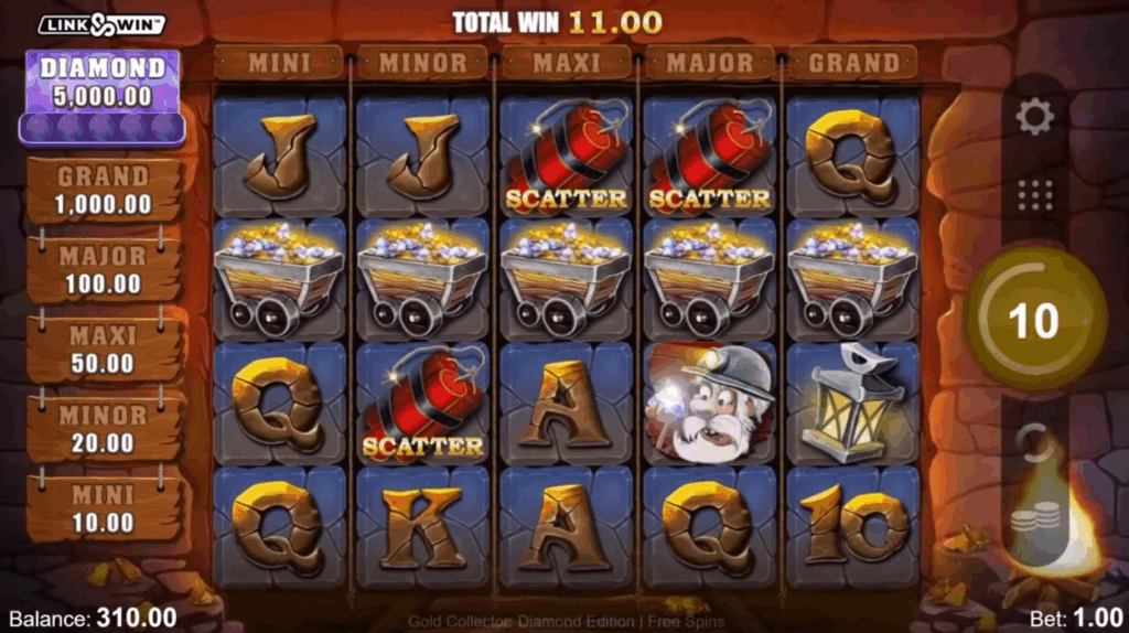 Gold Collector Diamond Edition Scatter Symbol