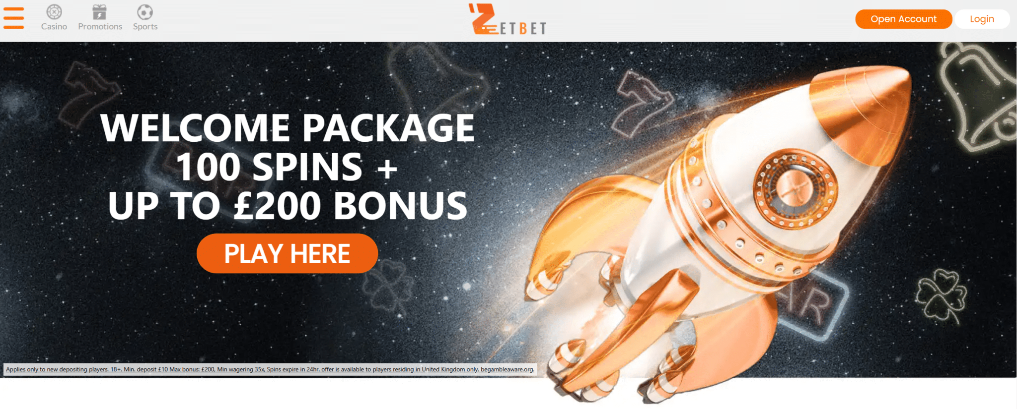 zetbet casino homepage 