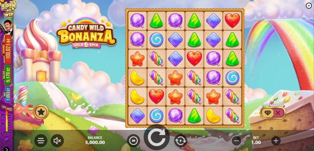 Candy Wild Bonanza Hold & Spin - Base Game