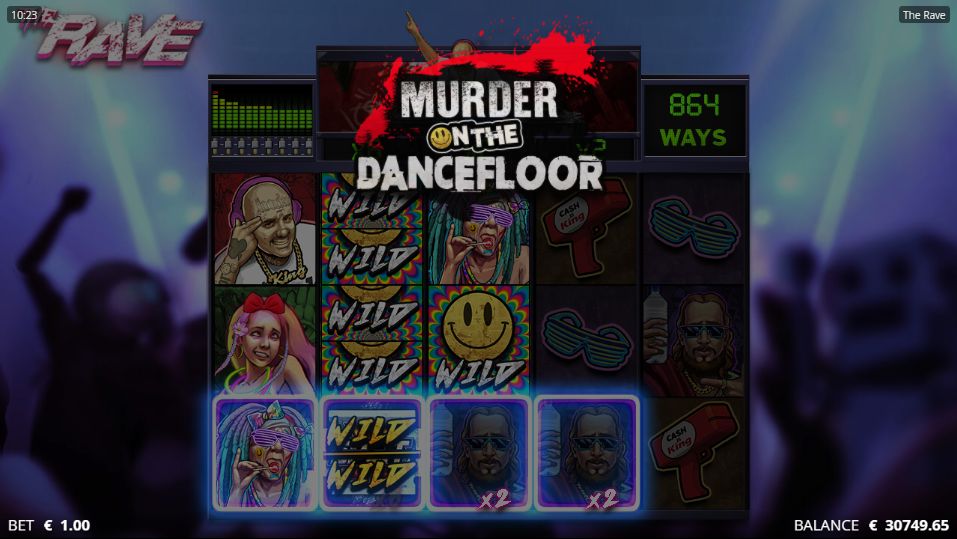 Murder on the Dancefloor Free Spins