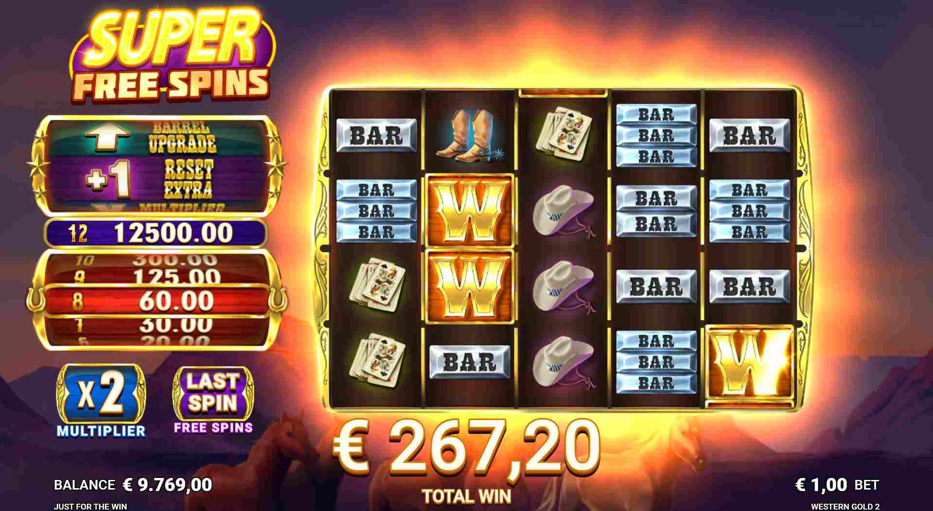 Western Gold 2 Free Spins