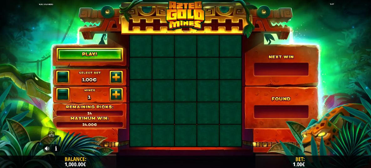 Aztec Gold Mines Base Game