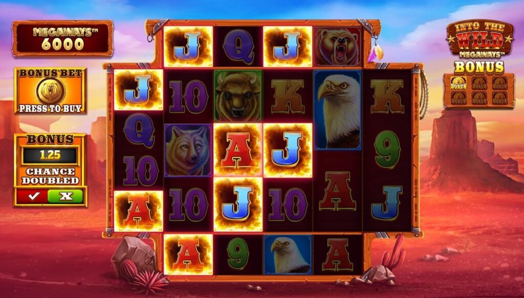Into the Wild Megaways Bonus Game