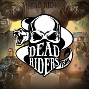 Dead Riders Trail Slot Logo 1