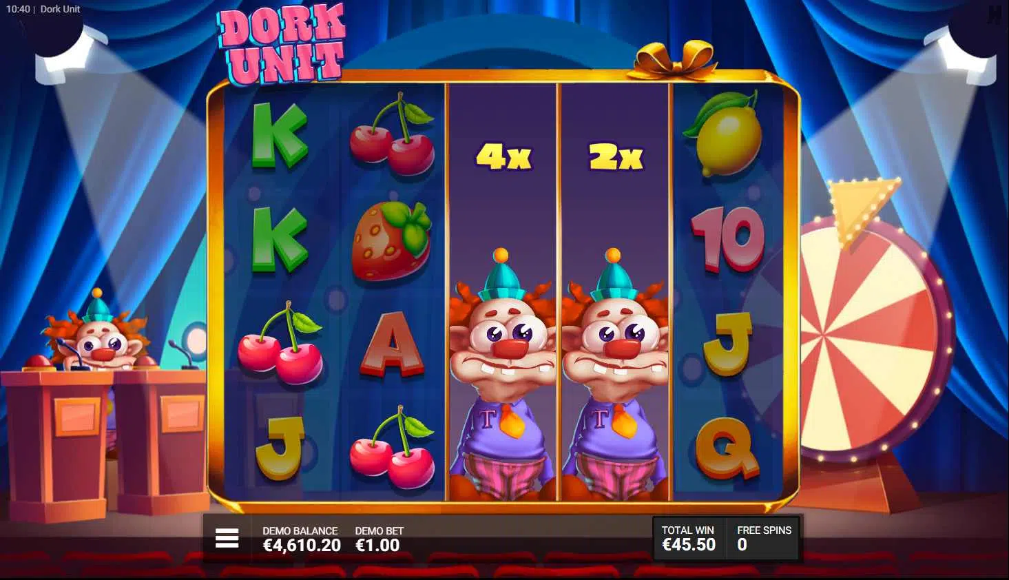Dork Unit Free Spins