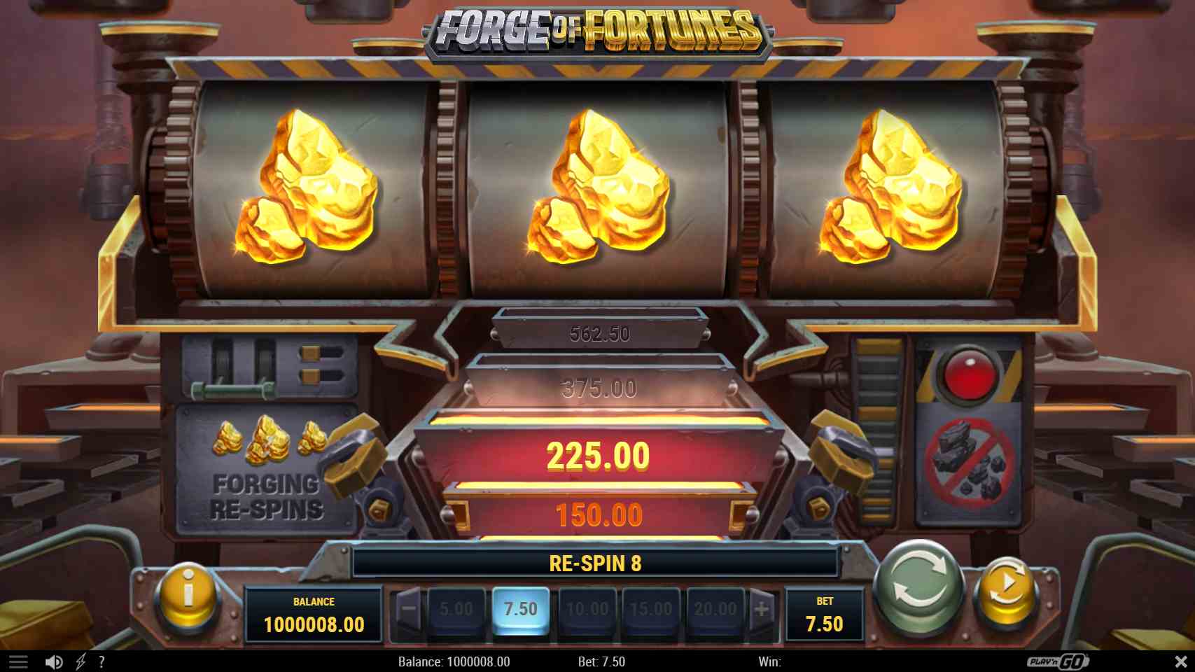 Forge of Fortunes Forging Respins