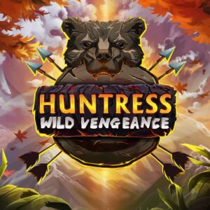 Huntress Wild Vengeance Slot Logo