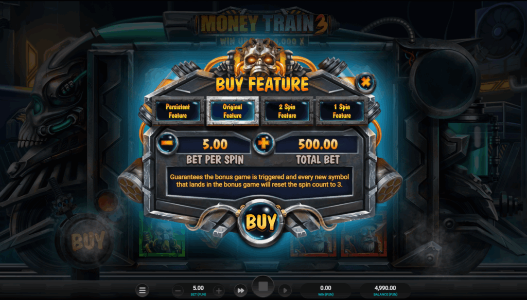 Money Train 3 Bonus Buy