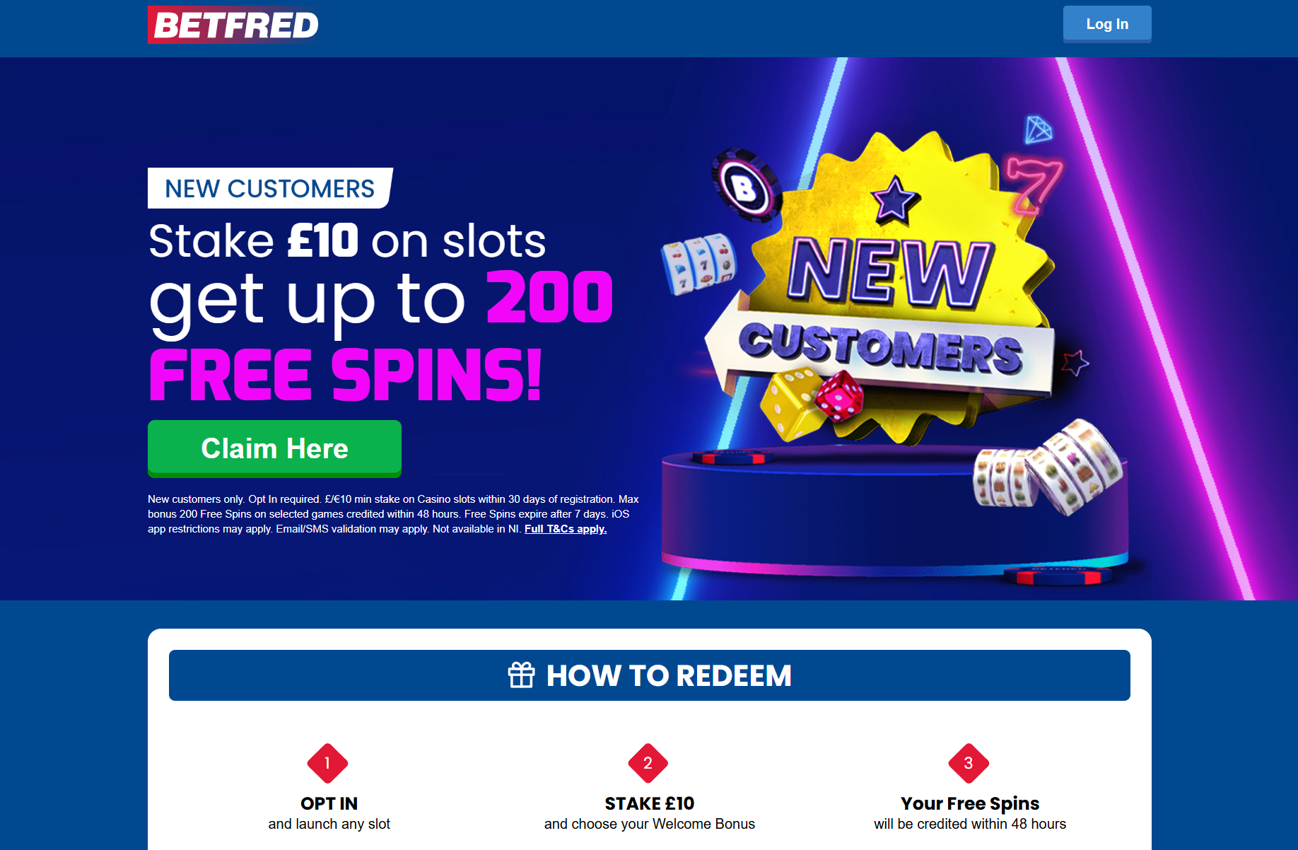 betfred welcome offer