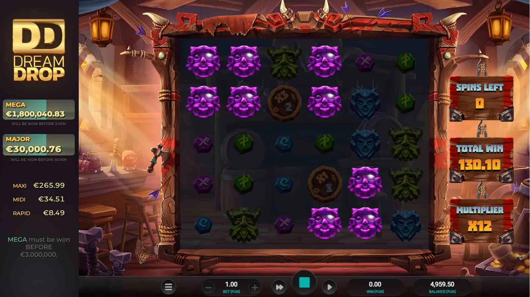 Volatile Vikings 2 Dream Drop Free Spins