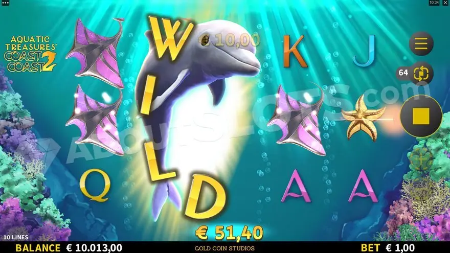 Aquatic Treasures Coast 2 Coast Big Win