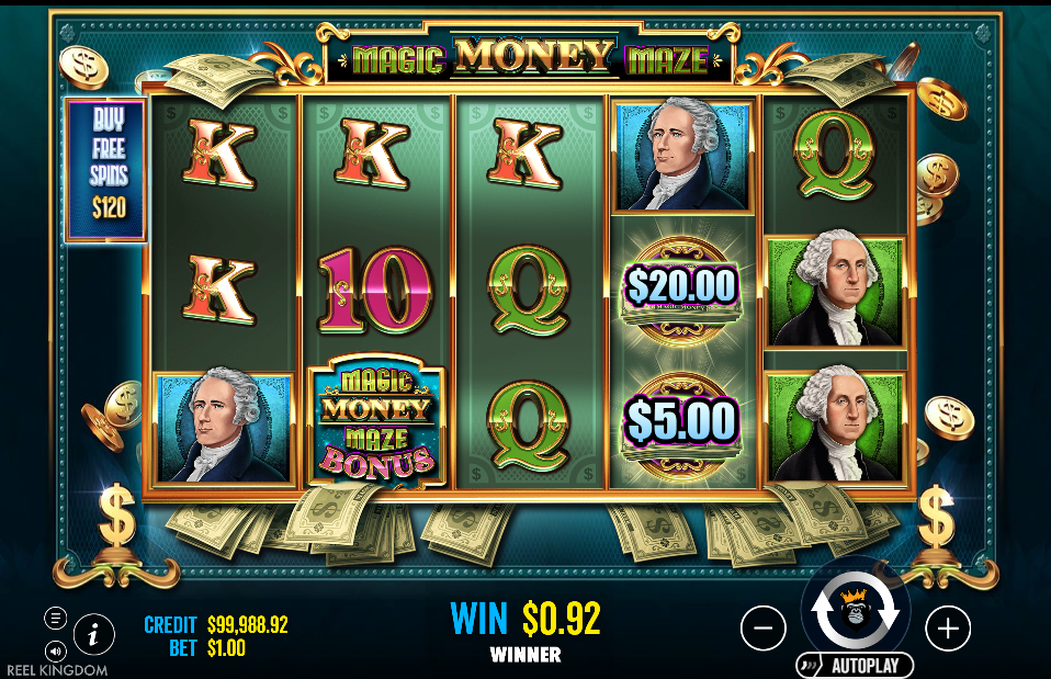 Magic Money Maze Big Win