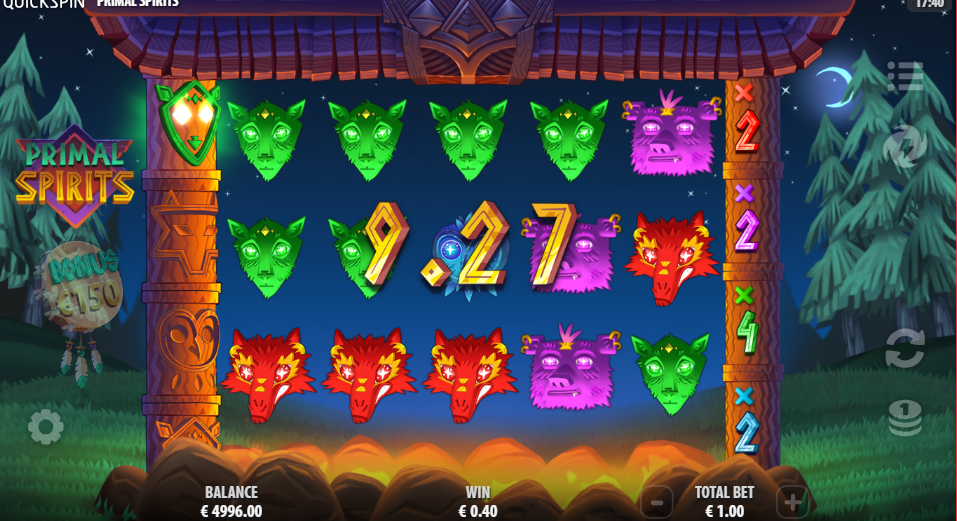 Primal Spirits Big Win