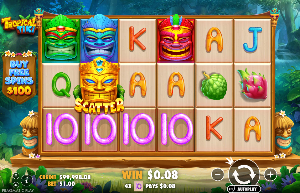 Tropical Tiki Base Scatter