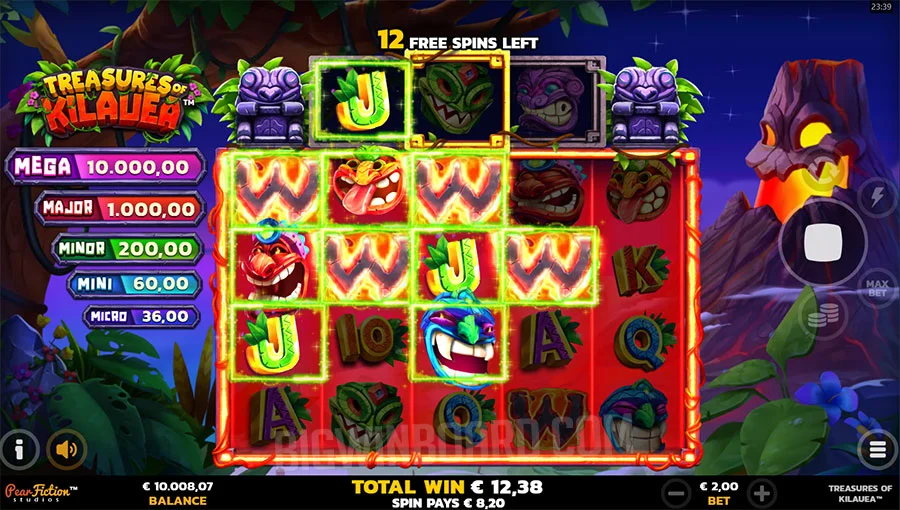 Treasures of Kilauea Big Win