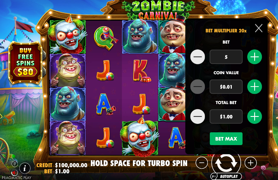 Zombie Carnival Base Game