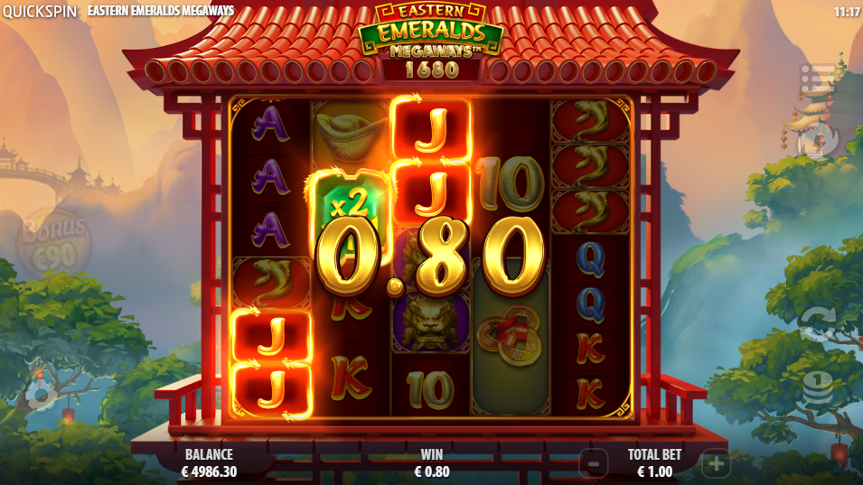 Eastern Emeralds Megaways Big Win