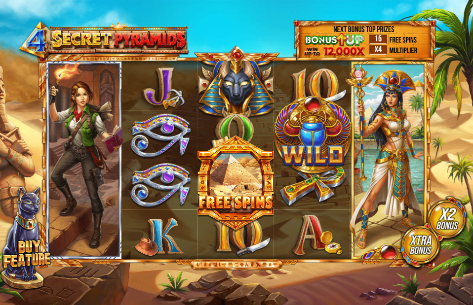 4 Secret Pyramids Base Game