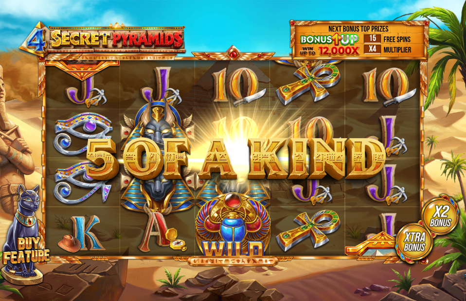 4 Secret Pyramids Big Win